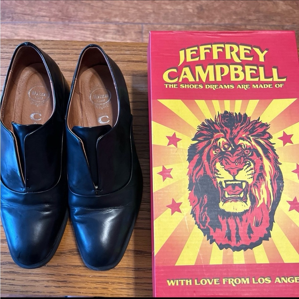 Jeffrey Campbell black Oxford shoes size 9.5